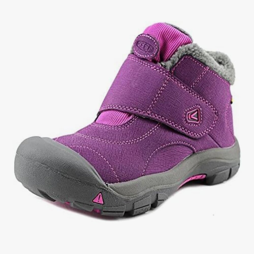 KEEN Kids Kootenay Waterproof Winter Boots Purple Girls Size 2